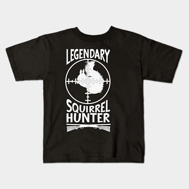 Squirrel Hunter Hunting Hunt Squirrel Hunting Kids T-Shirt by Tom´s TeeStore